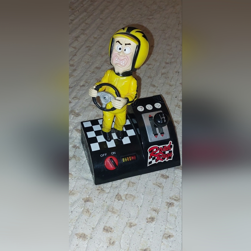 Gemmy Toys | Gemmy Road Rage Racer | Color: Black/Yellow | Size: One Size
